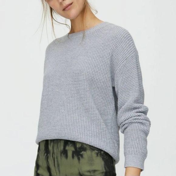 Aritzia Wilfred Free Isabelli sweater grey XS - Picture 1 of 10